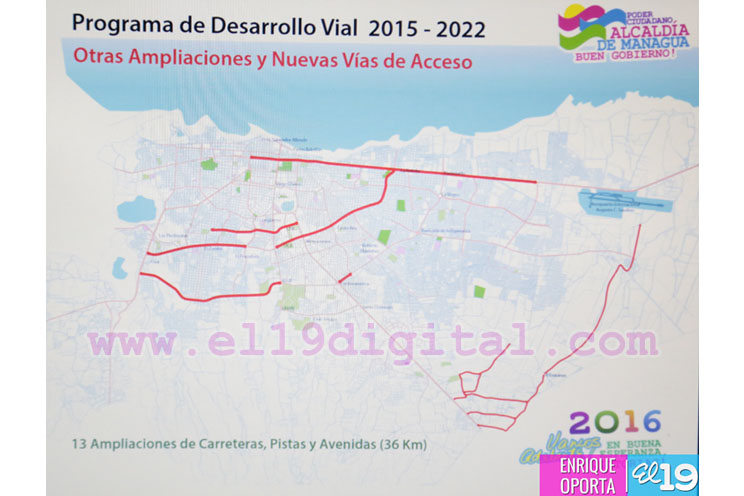 ALMA presenta Plan de Modernizaci&oacute;n y Ampliaci&oacute;n Vial de Managua 2015-2022